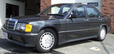 A rare 1987 Mercedes-Benz 190E-16 Valve at E.A.S for climate control blower motor replacement.