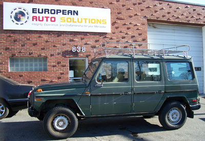 This 1986 Mercedes-Benz G230 was recently donated to the Larz Anderson Museum of Transportation and was recently in our shop for a check over.