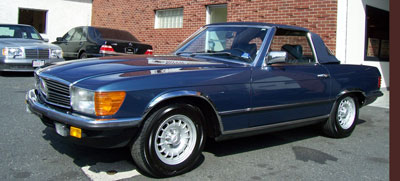This 1984 Mercedes-Benz W107 chassis "Euro" 280SL was at our shop for routine maintenance and an interior/exterior detail.