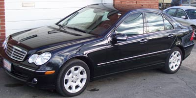 A 2007 Mercedes-Benz C280 in DB040 Black in for it's scheduled B-service and a bulb out indicator repair. 