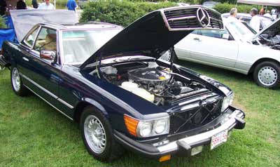 The winner of the new winner's class, our customer Pete's 380SL