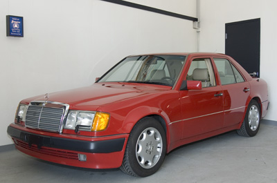 The Mercedes-Benz 500 E was produced as a joint venture between Porsche and Mercedes-Benz from 1992 to 1994. The cars were hand built by Porsche in their Zuffenhausen factory and reportedly took 18 days per car. Only 1505 of these rare performance sedans were exported to the US and as a result are cherished by enthusiasts.