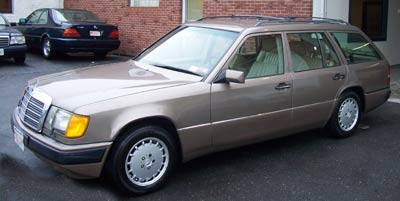This 92 Mercedes-Benz 300TE recently visited for rear shock accumulator replacement and exhaust replacement.