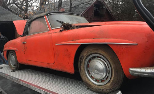 1962 Mercedes-Benz 190SL barn find