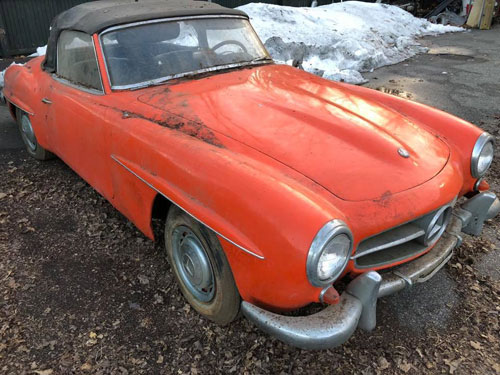 1962 Mercedes-Benz 190SL barn find