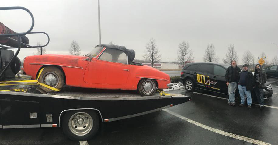 1962 Mercedes-Benz 190SL barn find