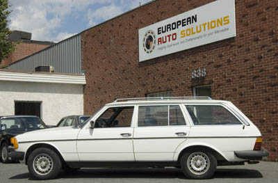This 1980 Mercedes-Benz 300 TD with only 29,000 original miles just completed a minor mechanical restoration including upgrading all the fuel hoses and filters for use with Bio-Diesel.