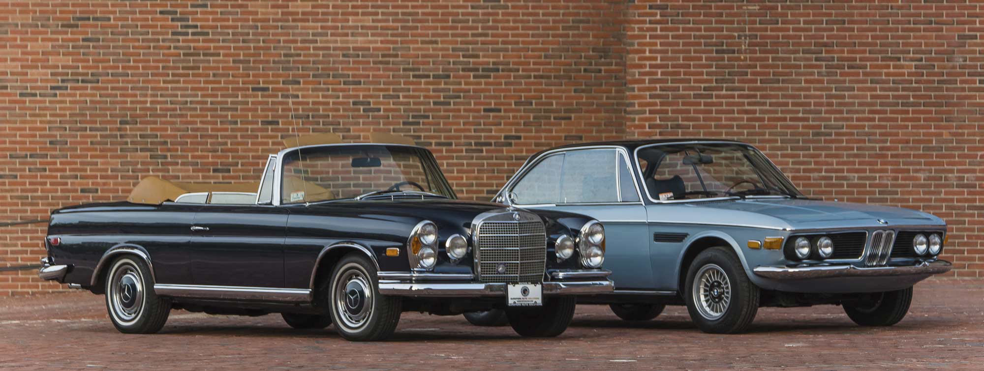 Mercedes-Benz 280 SE and BMW 3.0CS