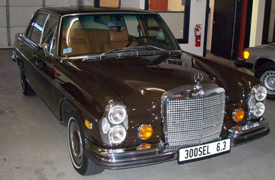 This 1971 Mercedes-Benz 300SEL 6.3 sedan was recently in our shop for routine maintenance. The 300SEL with the 6.3 engine was the performance sedan of the late 60s.