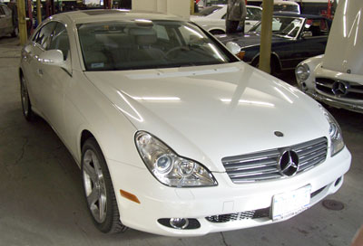 2006 CLS500 recently in for a Michelin tire upgrade.
