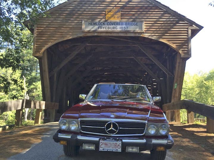 Hemlock Covered Bridge in Fryeburg, Maine