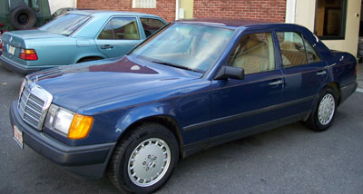 349,509 miles is the odometer reading on this 1988 Mercedes-Benz 260E which visited our shop for scheduled maintenance, winter check over, and snow tire installation.