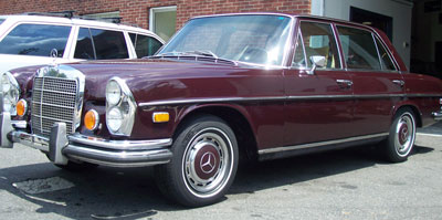 This 1972 Mercedes-Benz 280SEL was recently on road trip up from Atlanta. It made a pit stop at E.A.S. for service and a right front window regulator replacement. We hope the trip back was smooth.