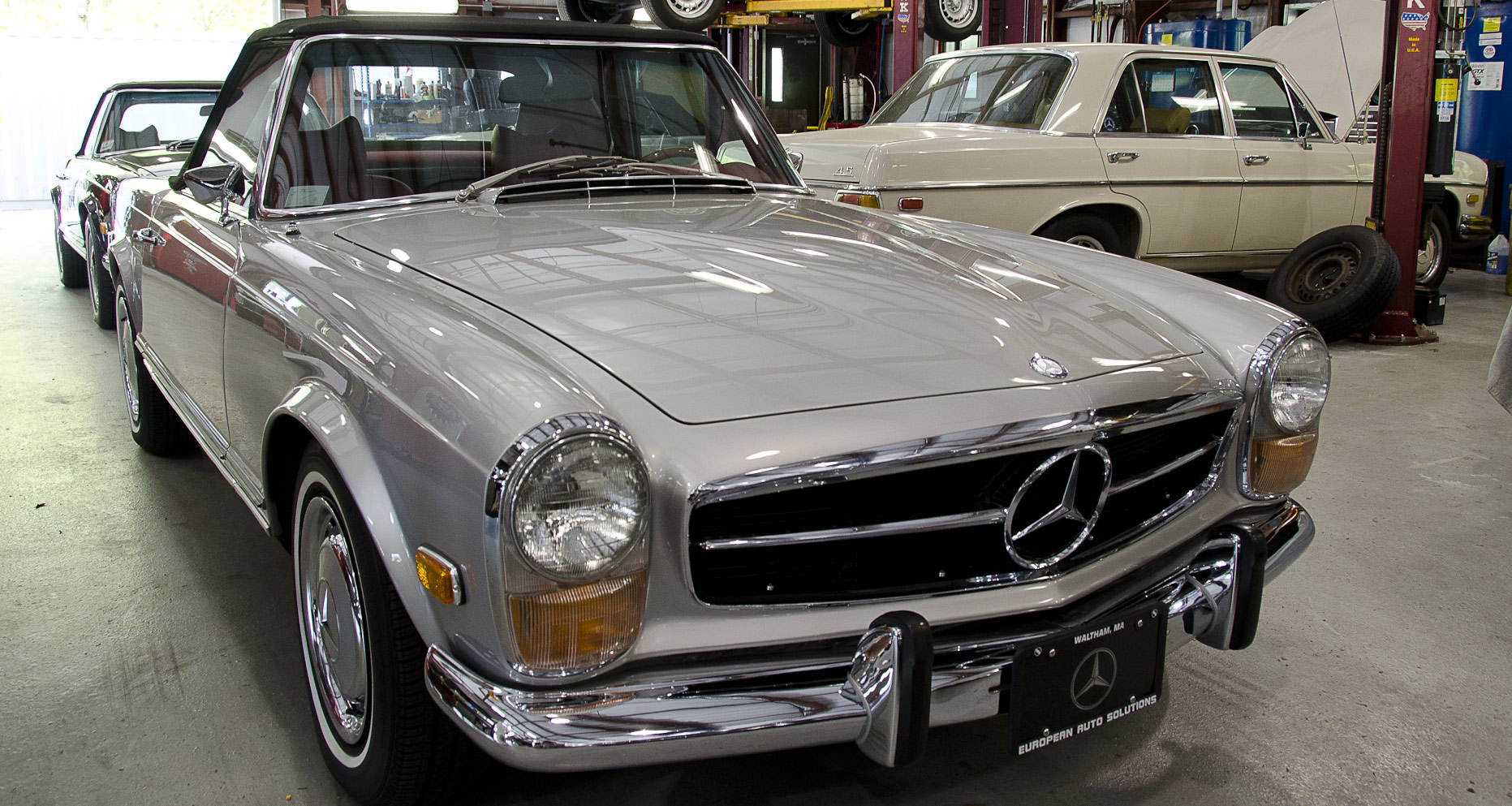 Mercedes and BMW vintage service 280 SL