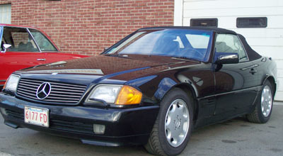 This 1994 Mercedes-Benz SL500 was recently shipped to Florida for a few months in the sun. Before it left it visited our shop for a scheduled service, heater core replacement, and A/C charge.